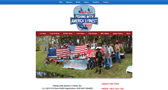 Desktop Screenshot of fishingwithamericasfinest.org